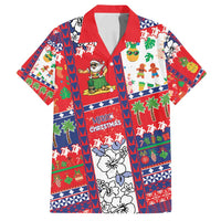 Wallis And Futuna Christmas Family Matching Summer Maxi Dress and Hawaiian Shirt Festive Beach Vibes - Polynesian Pride