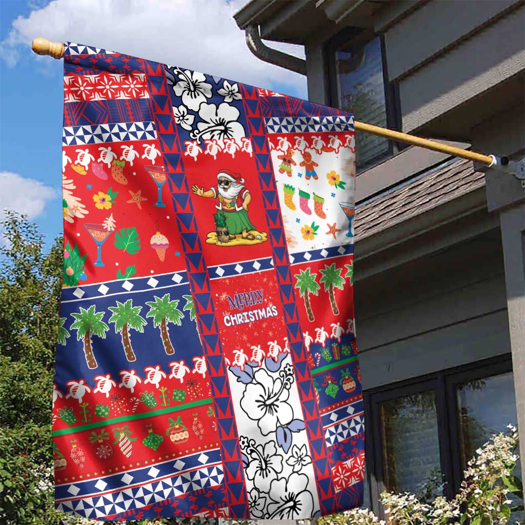 Wallis And Futuna Christmas Garden Flag Festive Beach Vibes - Polynesian Pride