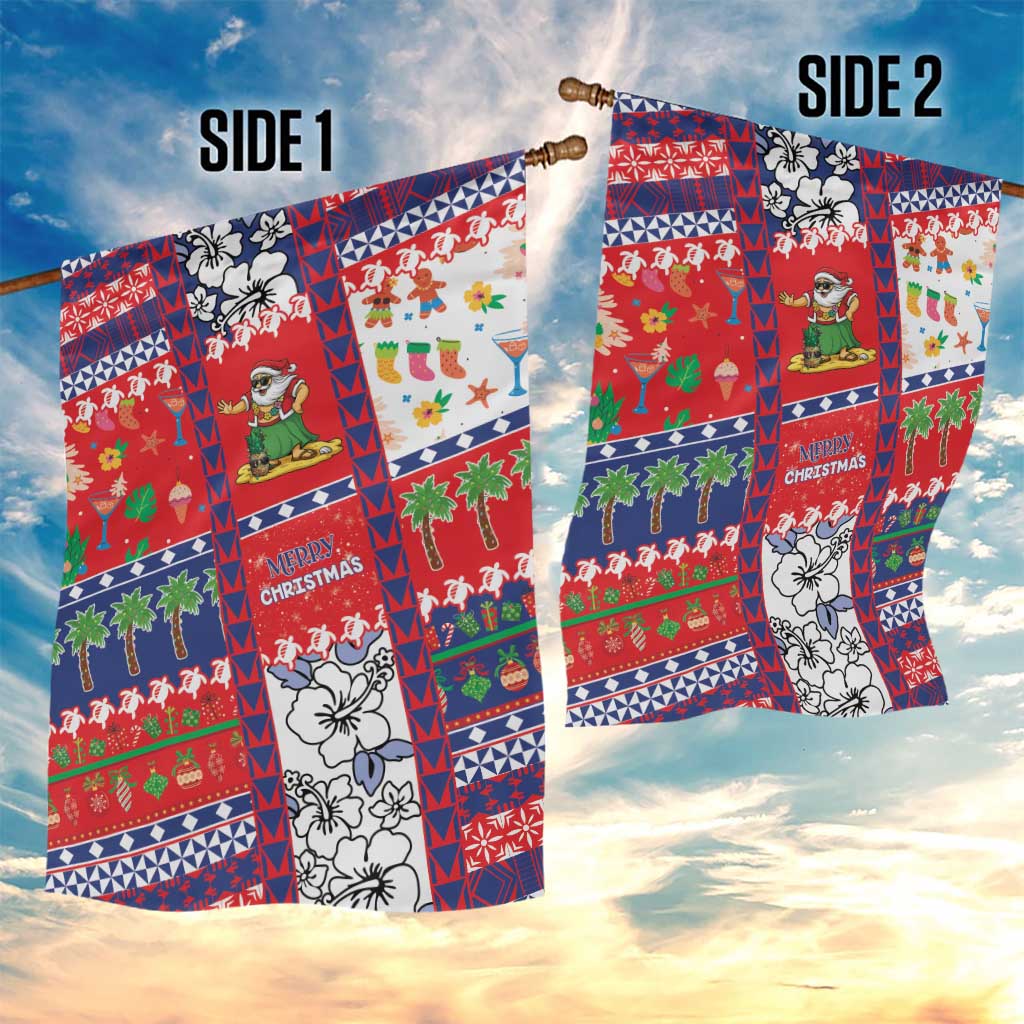 Wallis And Futuna Christmas Garden Flag Festive Beach Vibes - Polynesian Pride