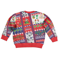 Wallis And Futuna Christmas Kid Ugly Christmas Sweater Festive Beach Vibes - Polynesian Pride