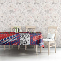 Wallis And Futuna Christmas Tablecloth Festive Beach Vibes - Polynesian Pride