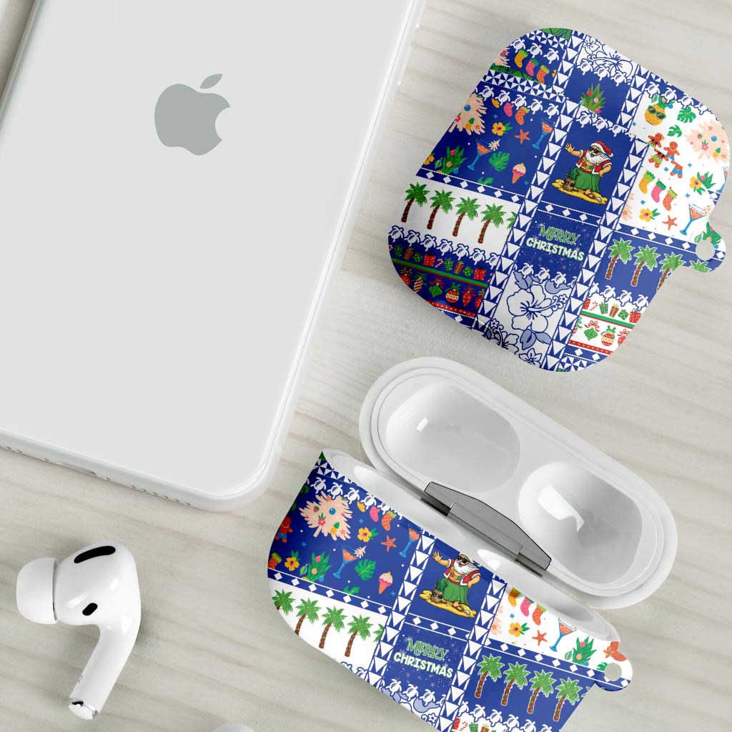 Northern Mariana Islands Christmas AirPods Case Festive Beach Vibes - Polynesian Pride