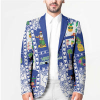 Northern Mariana Islands Christmas Blazer Festive Beach Vibes - Polynesian Pride