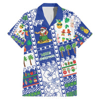 Northern Mariana Islands Christmas Family Matching Mermaid Dress and Hawaiian Shirt Festive Beach Vibes - Polynesian Pride