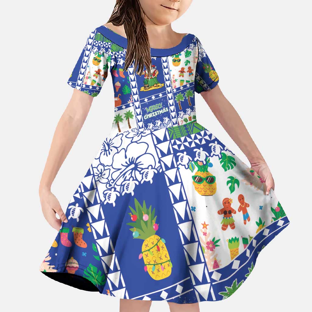 Northern Mariana Islands Christmas Family Matching Summer Maxi Dress and Hawaiian Shirt Festive Beach Vibes - Polynesian Pride