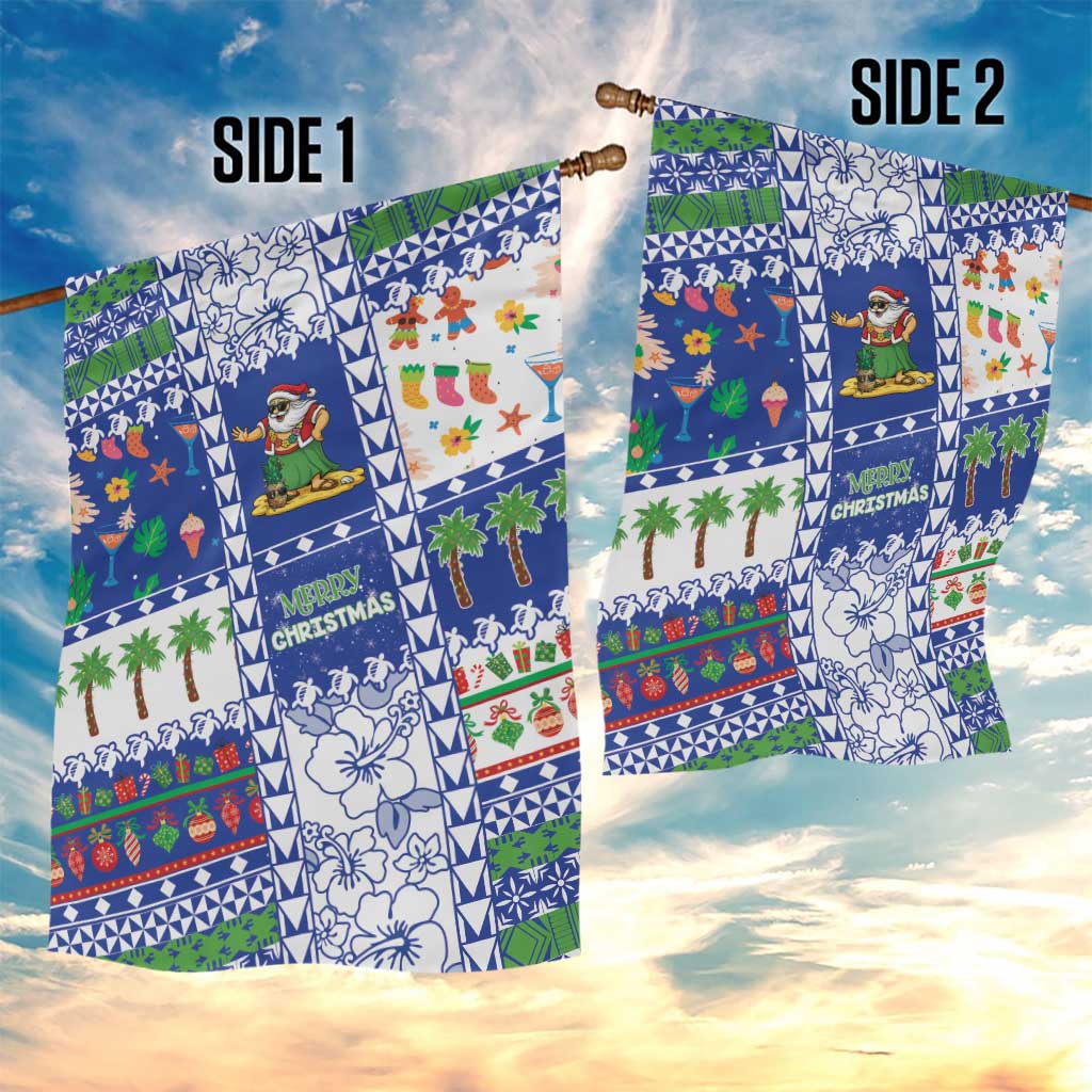 Northern Mariana Islands Christmas Garden Flag Festive Beach Vibes - Polynesian Pride