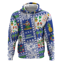 Northern Mariana Islands Christmas Hoodie Festive Beach Vibes - Polynesian Pride