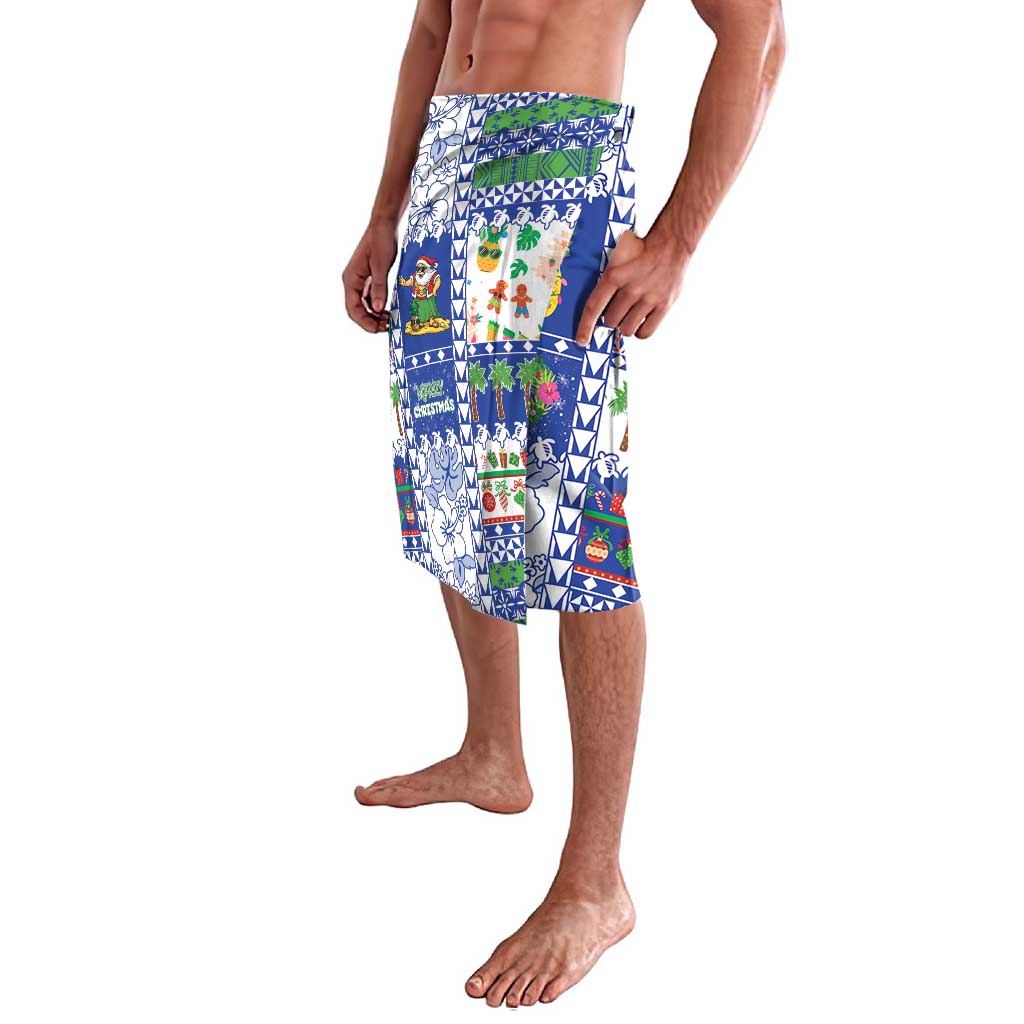 Northern Mariana Islands Christmas Lavalava Festive Beach Vibes - Polynesian Pride