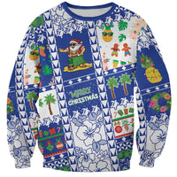 Northern Mariana Islands Christmas Sweatshirt Festive Beach Vibes - Polynesian Pride