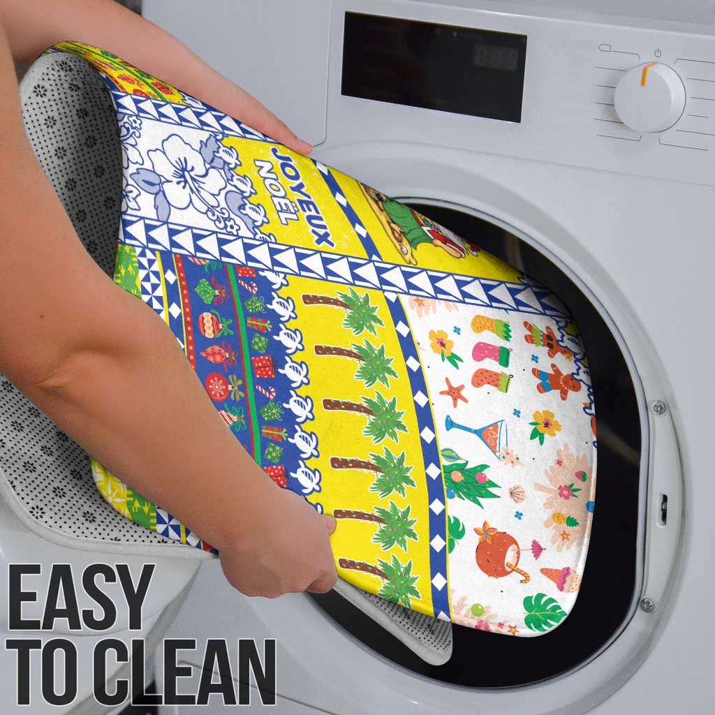 New Caledonia Christmas Bathroom Set Festive Beach Vibes - Polynesian Pride