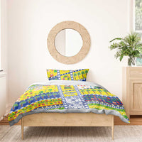 New Caledonia Christmas Bedding Set Festive Beach Vibes - Polynesian Pride
