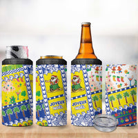 New Caledonia Christmas 4 in 1 Can Cooler Tumbler Festive Beach Vibes - Polynesian Pride