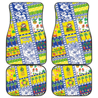 New Caledonia Christmas Car Mats Festive Beach Vibes - Polynesian Pride