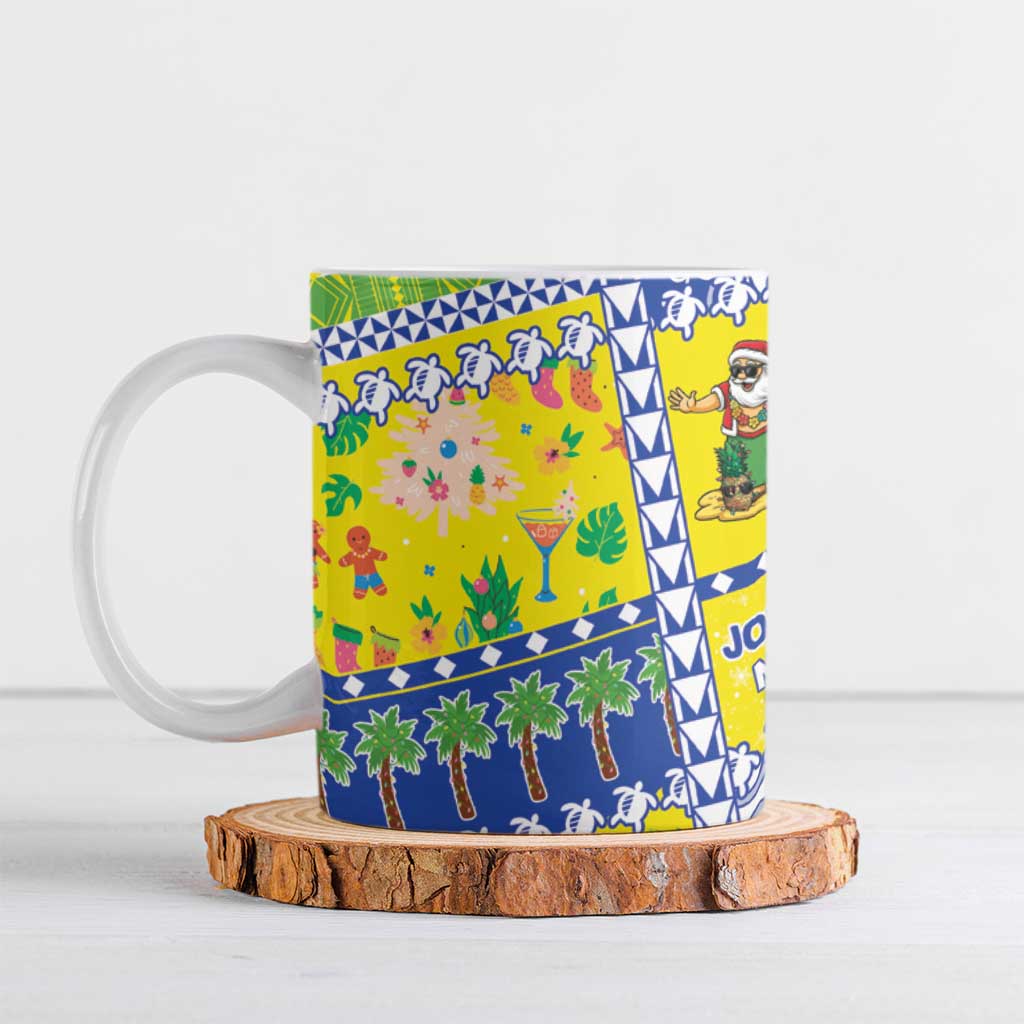 New Caledonia Christmas Ceramic Mug Festive Beach Vibes - Polynesian Pride