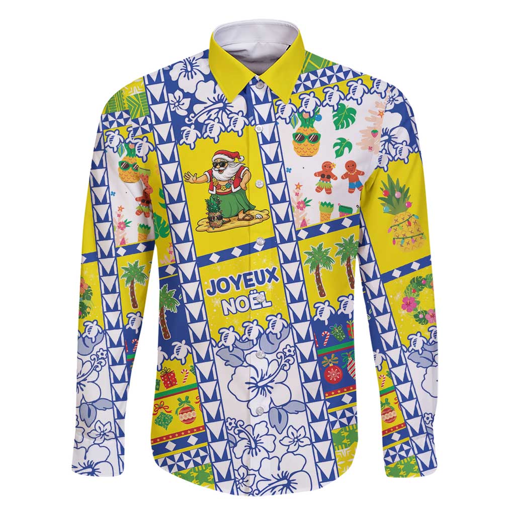 New Caledonia Christmas Family Matching Long Sleeve Bodycon Dress and Hawaiian Shirt Festive Beach Vibes - Polynesian Pride