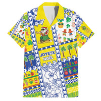 New Caledonia Christmas Family Matching Off Shoulder Maxi Dress and Hawaiian Shirt Festive Beach Vibes - Polynesian Pride