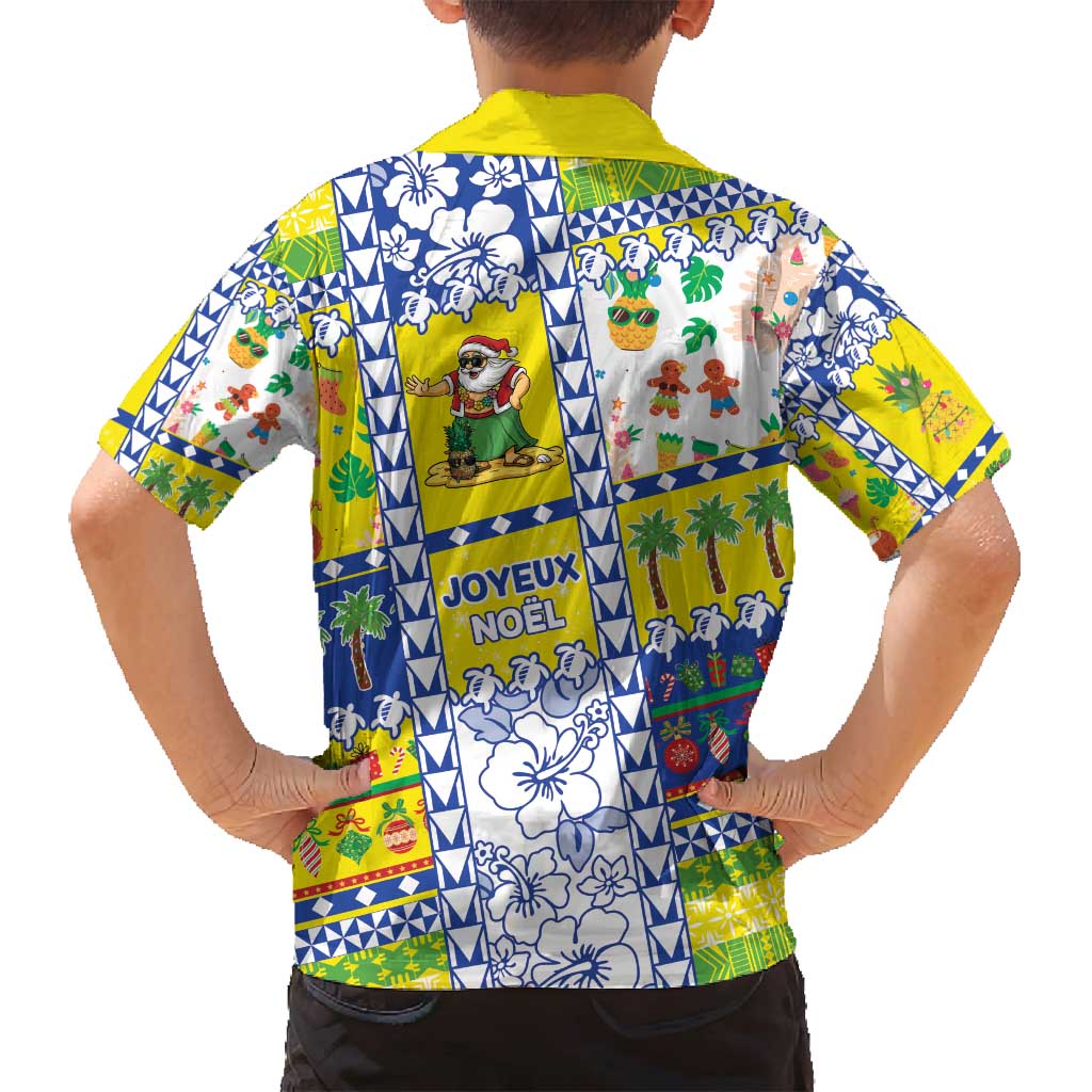 New Caledonia Christmas Family Matching Summer Maxi Dress and Hawaiian Shirt Festive Beach Vibes - Polynesian Pride