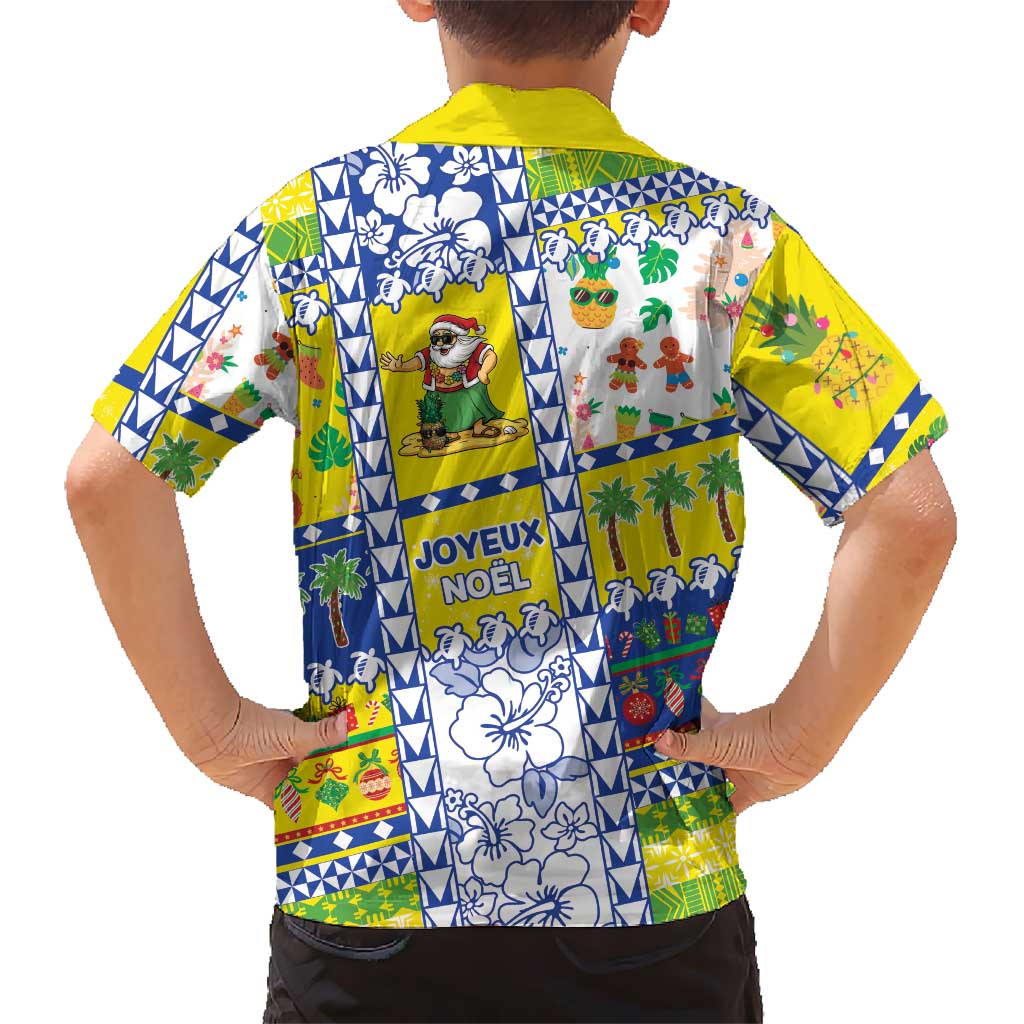 New Caledonia Christmas Kid Hawaiian Shirt Festive Beach Vibes LT05 - Polynesian Pride