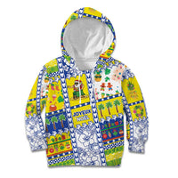 New Caledonia Christmas Kid Hoodie Festive Beach Vibes - Polynesian Pride