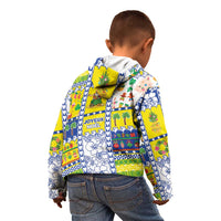 New Caledonia Christmas Kid Hoodie Festive Beach Vibes - Polynesian Pride