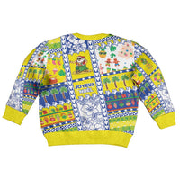 New Caledonia Christmas Kid Ugly Christmas Sweater Festive Beach Vibes LT05 - Polynesian Pride