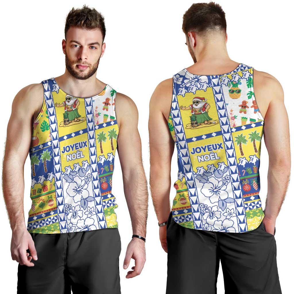 New Caledonia Christmas Men Tank Top Festive Beach Vibes - Polynesian Pride