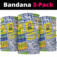 New Caledonia Christmas Neck Gaiter Festive Beach Vibes - Polynesian Pride