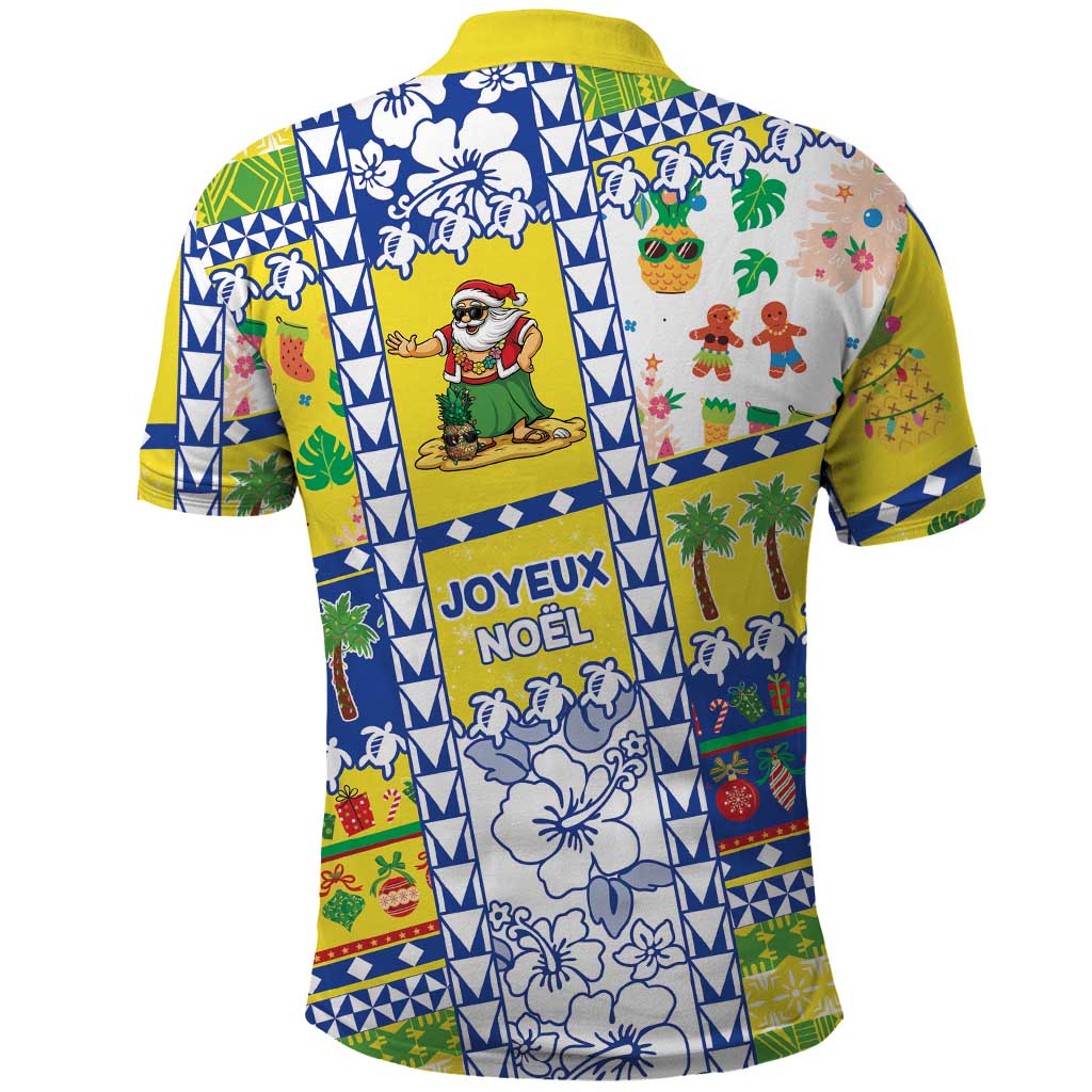 New Caledonia Christmas Polo Shirt Festive Beach Vibes - Polynesian Pride