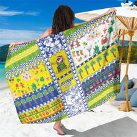 New Caledonia Christmas Sarong Festive Beach Vibes - Polynesian Pride