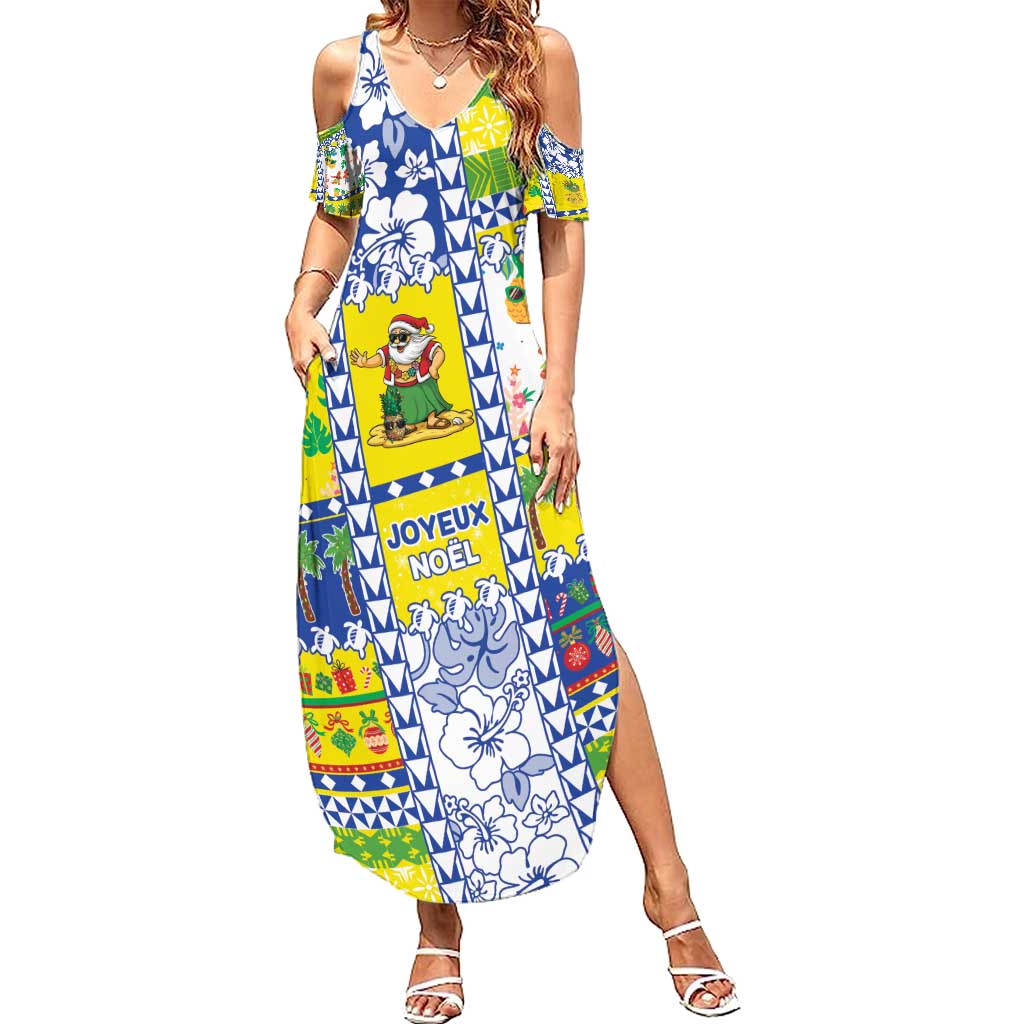 New Caledonia Christmas Summer Maxi Dress Festive Beach Vibes - Polynesian Pride