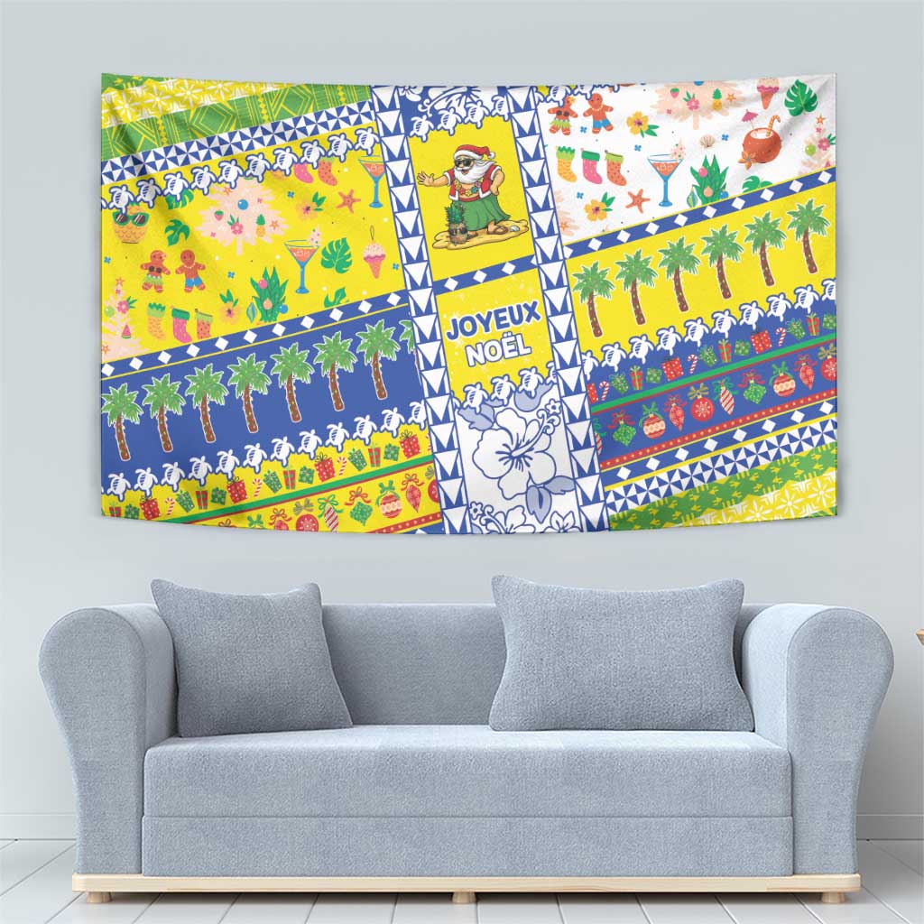 New Caledonia Christmas Tapestry Festive Beach Vibes - Polynesian Pride