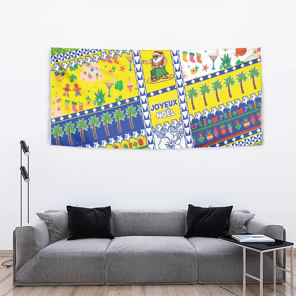 New Caledonia Christmas Tapestry Festive Beach Vibes - Polynesian Pride