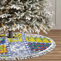 New Caledonia Christmas Tree Skirt Festive Beach Vibes LT05 - Polynesian Pride