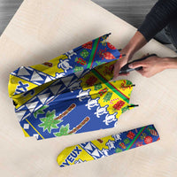 New Caledonia Christmas Umbrella Festive Beach Vibes - Polynesian Pride