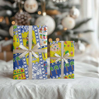 New Caledonia Christmas Wrapping Paper Festive Beach Vibes LT05 - Polynesian Pride