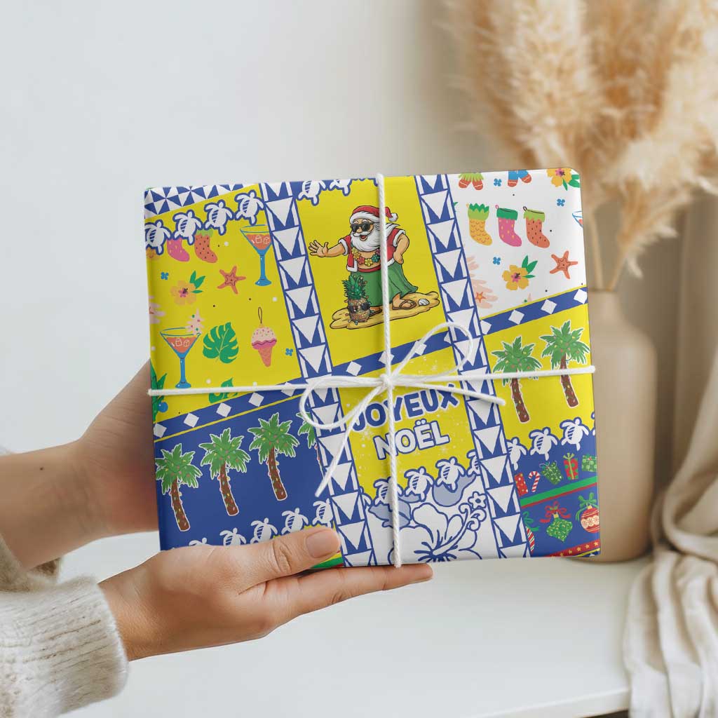 New Caledonia Christmas Wrapping Paper Festive Beach Vibes LT05 - Polynesian Pride