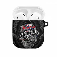 Hawaii November 28th AirPods Case Kanaka Maoli Tribal Pattern LT05 Black - Polynesian Pride