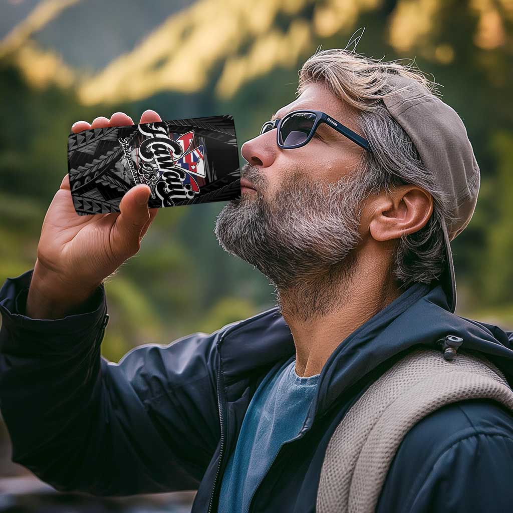 Hawaii November 28th 4 in 1 Can Cooler Tumbler Kanaka Maoli Tribal Pattern - Polynesian Pride