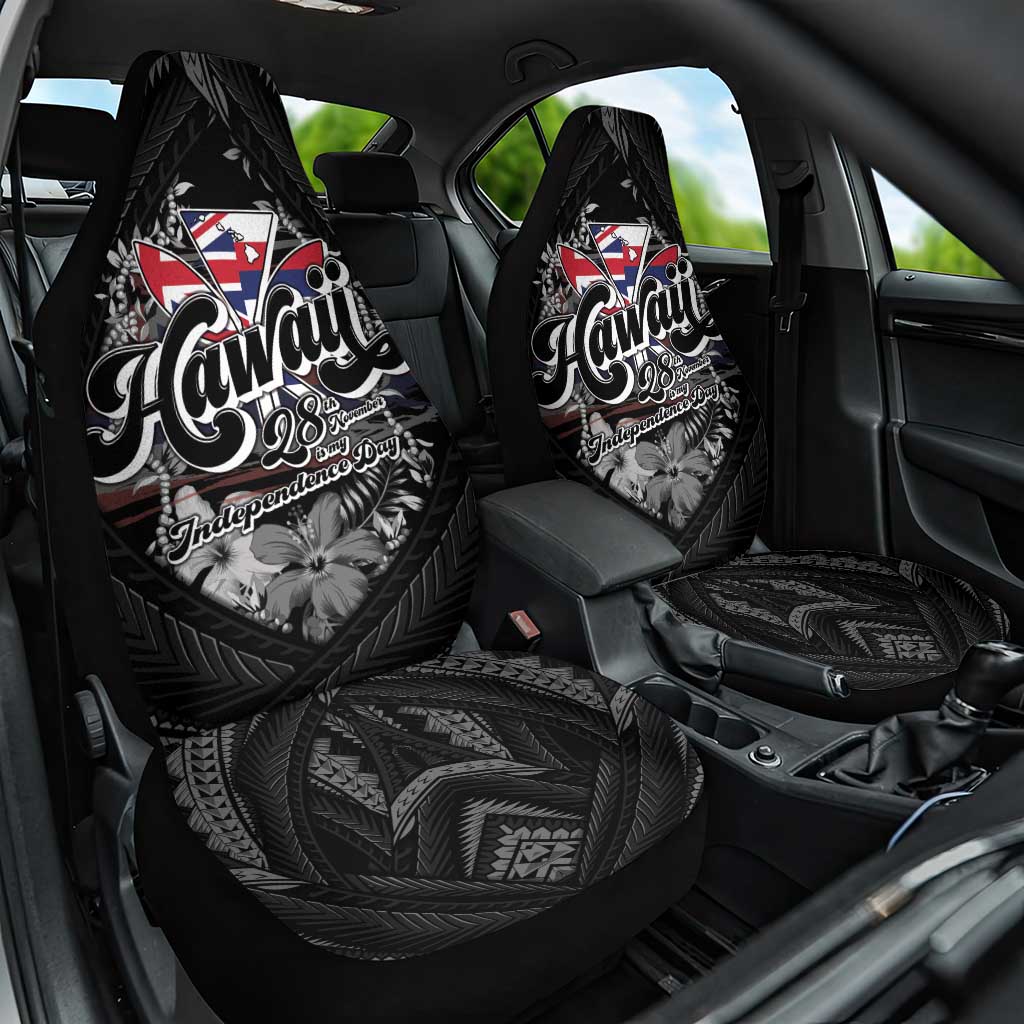 Hawaii November 28th Car Seat Cover Kanaka Maoli Tribal Pattern - Polynesian Pride