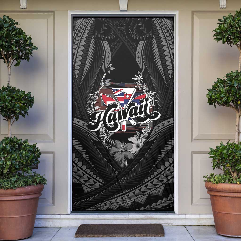 Hawaii November 28th Door Cover Kanaka Maoli Tribal Pattern - Polynesian Pride