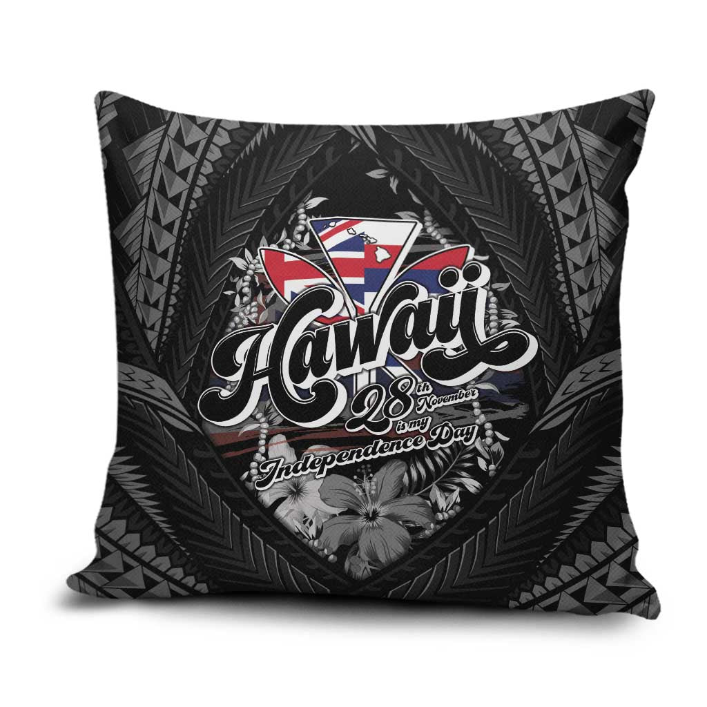 Hawaii November 28th Pillow Cover Kanaka Maoli Tribal Pattern - Polynesian Pride