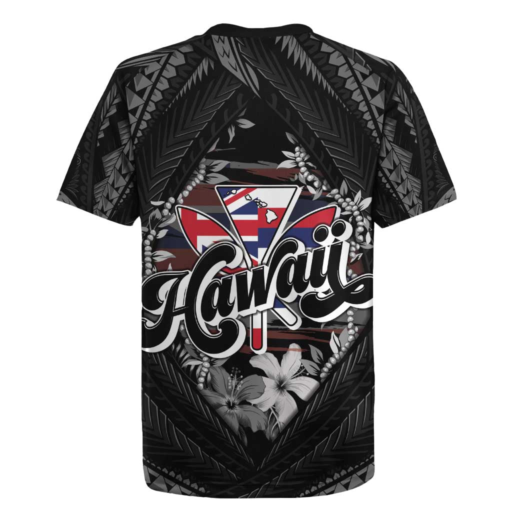 Hawaii November 28th Rugby Jersey Kanaka Maoli Tribal Pattern - Polynesian Pride