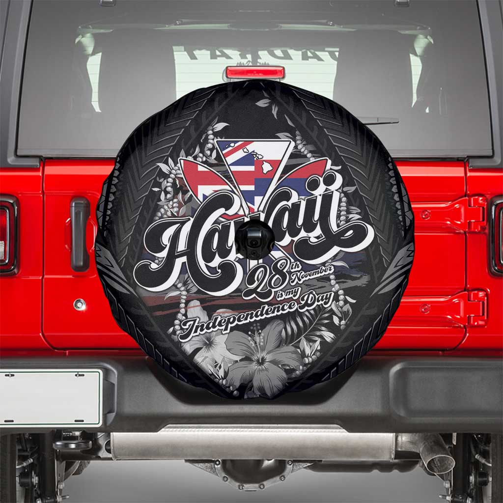Hawaii November 28th Spare Tire Cover Kanaka Maoli Tribal Pattern - Polynesian Pride