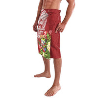 Puerto Rico Coqui Frog Lavalava Tropical Flowers Polynesian Style LT05 - Polynesian Pride