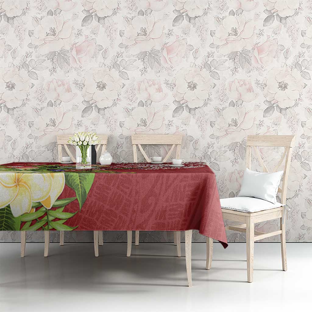 Puerto Rico Coqui Frog Tablecloth Tropical Flowers Polynesian Style LT05 - Polynesian Pride