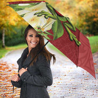 Puerto Rico Coqui Frog Umbrella Tropical Flowers Polynesian Style LT05 - Polynesian Pride