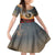 Cook Islands ANZAC Day Kid Short Sleeve Dress Lest We Forget LT05 KID Grey - Polynesian Pride