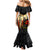 Tokelau ANZAC Day Mermaid Dress Lest We Forget LT05 - Polynesian Pride