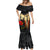 Tokelau ANZAC Day Mermaid Dress Lest We Forget LT05 - Polynesian Pride