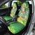 Hawaii Saint Patrick's Day Car Seat Cover Funny Surfing Leprechaun